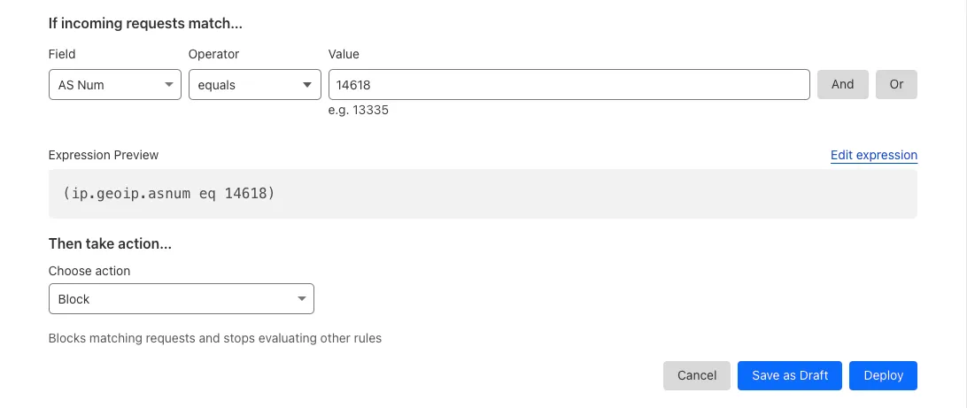 CloudFlare WAF Rules 2